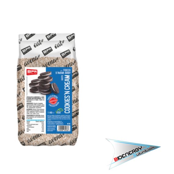 Bpr Nutrition-FIOCCO D'AVENA BABY AROMATIZZATO (Porridge Conf. 1 Kg)   Cookie & Cream  